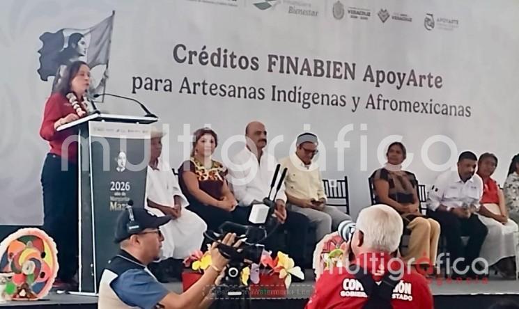 ApoyArte fortalece la autonomía económica de mujeres indígenas y afromexicanas en Veracruz: gobernadora Rocío Nahle
